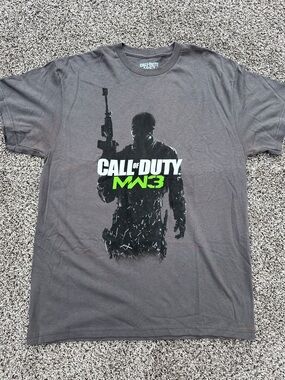 Y2K MW3 Graphic Tee - Gray